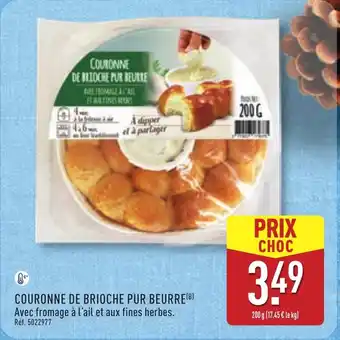 ALDI Couronne de brioche pur beurre offre