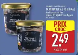 ALDI GOURMET FINEST CUISINE Tartinable au foie gras offre