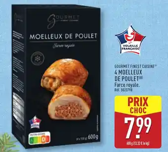 ALDI GOURMET FINEST CUISINE 4 moelleux de poulet offre