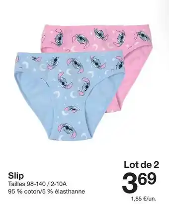 Zeeman Slip offre