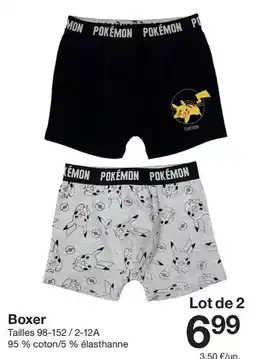 Zeeman Mon - boxer offre