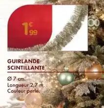 Point Vert Guirlande scintillante offre