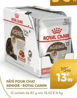 Point Vert Royal canin - pâté pour chat senior offre