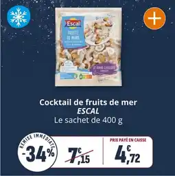 Coccinelle Supermarché Cocktail de fruits de mer escal offre