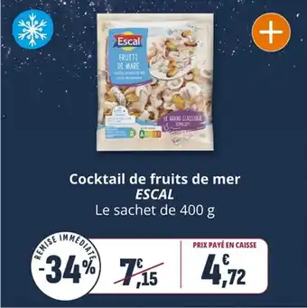 Cocktail de fruits de mer escal