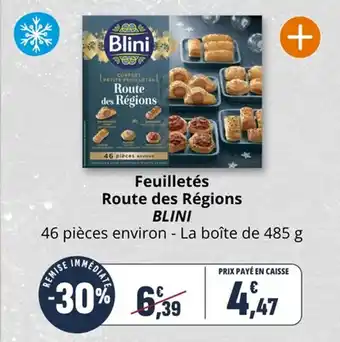 Coccinelle Supermarché Feuilletés route des régions blini offre