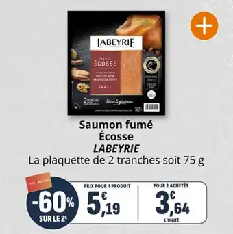 Saumon fumé écosse labeyrie