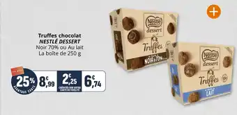 Coccinelle Supermarché Truffes chocolat nestlé dessert offre