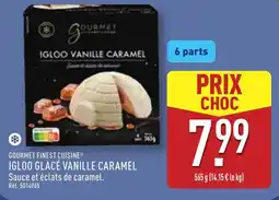 ALDI GOURMET FINEST CUISINE Igloo glacé vanille caramel offre