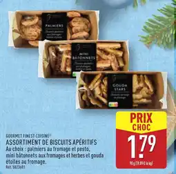 ALDI GOURMET FINEST CUISINE Assortiment de biscuits apéritifs offre