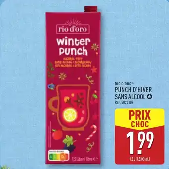 ALDI RIO D'ORO Punch d'hiver sans alcool offre