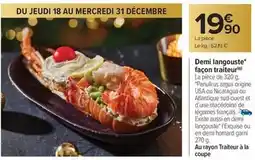 Carrefour Demi langouste façon traiteur offre