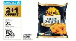 Carrefour Mccain - croquettes offre