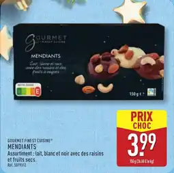 ALDI GOURMET FINEST CUISINE Mendiants offre