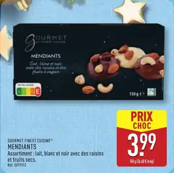 ALDI GOURMET FINEST CUISINE Mendiants offre