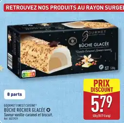 ALDI GOURMET FINEST CUISINE Bûche rocher glacée offre