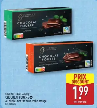 ALDI GOURMET FINEST CUISINE Chocolat fourré offre