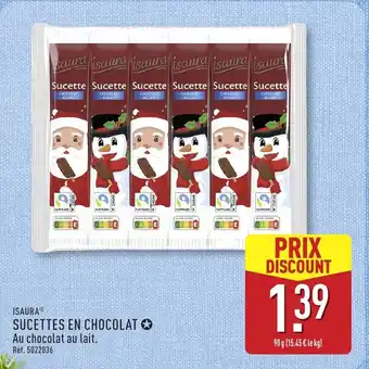 ALDI ISAURA Sucettes en chocolat offre
