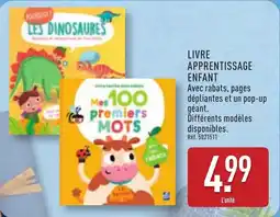 ALDI Livre apprentissage enfant offre
