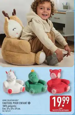 ALDI HOME CREATION KIDS Fauteuil pour enfant offre