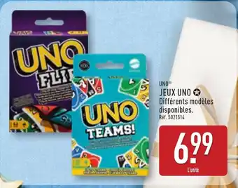 ALDI UNO Jeux offre