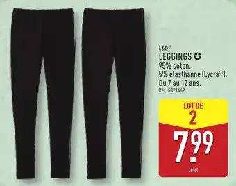 ALDI L&D Leggings offre