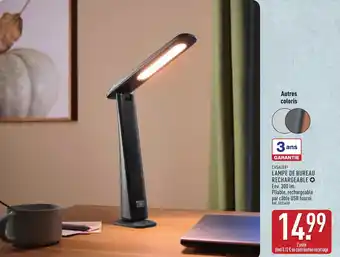 ALDI CASALUX Lampe de bureau rechargeable offre