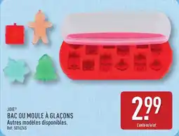 ALDI JOIE Bac ou moule à glaçons offre