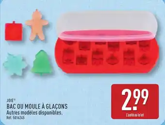 ALDI JOIE Bac ou moule à glaçons offre