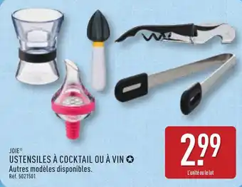 ALDI JOIE Ustensiles à cocktail ou à vin offre