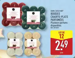 ALDI HOME CREATION Bougies chauffe-plats parfumées offre