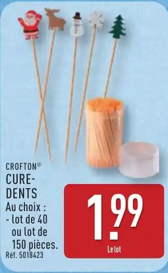 ALDI CROFTON Cure- dents offre