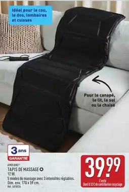 ALDI AMBIANO Tapis de massage offre