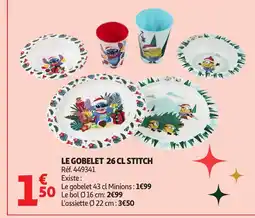 Auchan Le gobelet stitch offre