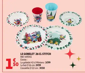 Auchan Le gobelet stitch offre