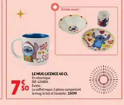 Auchan Le mug licencee offre