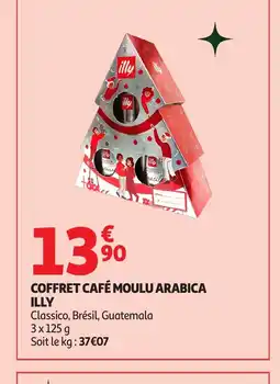 Auchan ILLY Coffret café moulu arabica offre