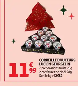 Auchan LUCIEN GEORGELIN Corbeille douceurs offre