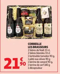 Auchan Corbeille les brasseurs offre