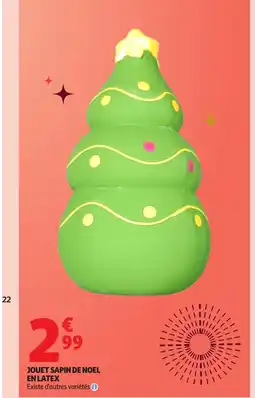 Auchan Jouet sapin de noel en latex offre