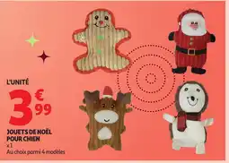 Auchan Jouets de noël pour chien offre