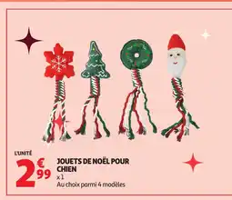 Auchan Jouets de noël pour chien offre