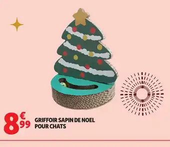 Auchan Griffoir sapin de noel pour chats offre