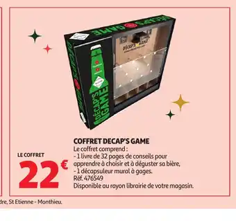Auchan Coffret decap's game offre