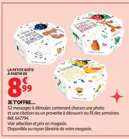 Auchan Je t'offre offre