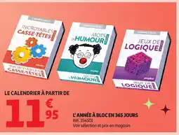 Auchan L'année à bloc en 365 jours offre