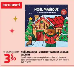 Auchan Noël magique - 20 illustrations de jade lachine offre