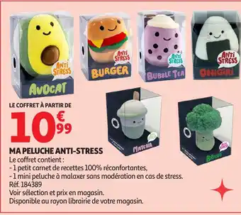 Auchan Ma peluche anti-stress offre