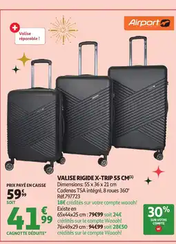 Auchan Valise rigide x-trip offre