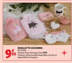 Auchan Bouillotte cocooning offre